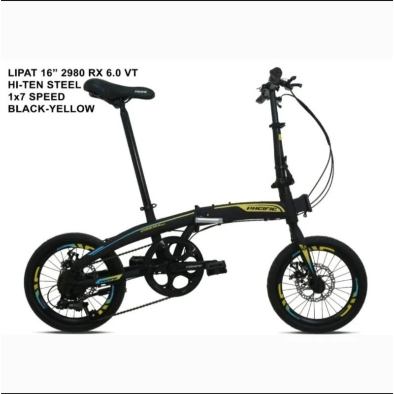 Sepeda Lipat Pacific 2980 RX 6.0 VT 16Inch