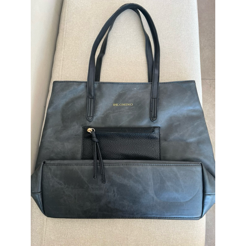 Palomino Tote Bag Black Marble