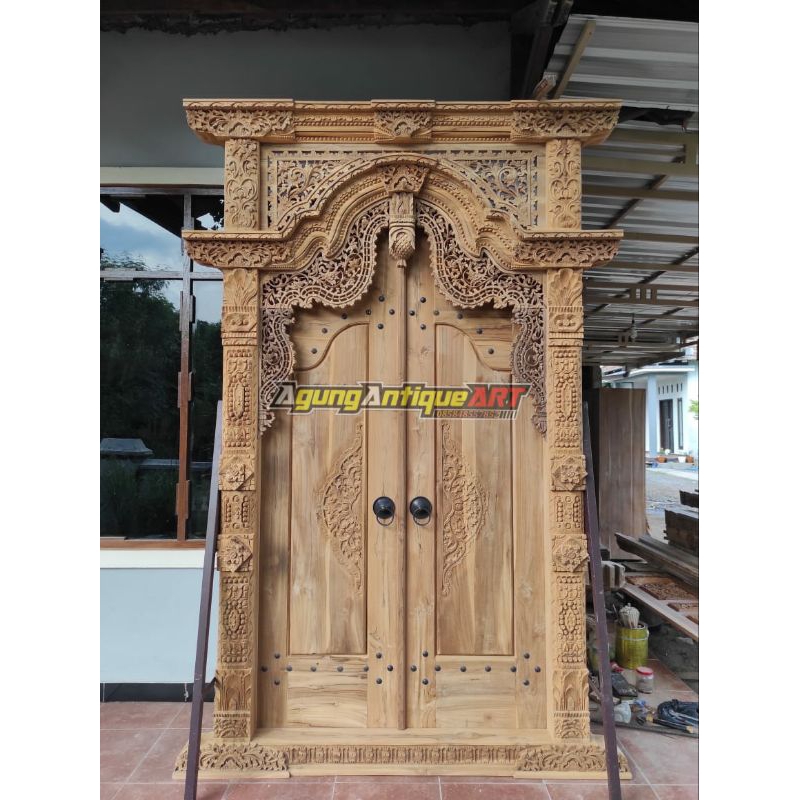 Pintu Gebyok Ukir | Gebyok Pintu Ukir Gapura | Kusen Ukir Pintu