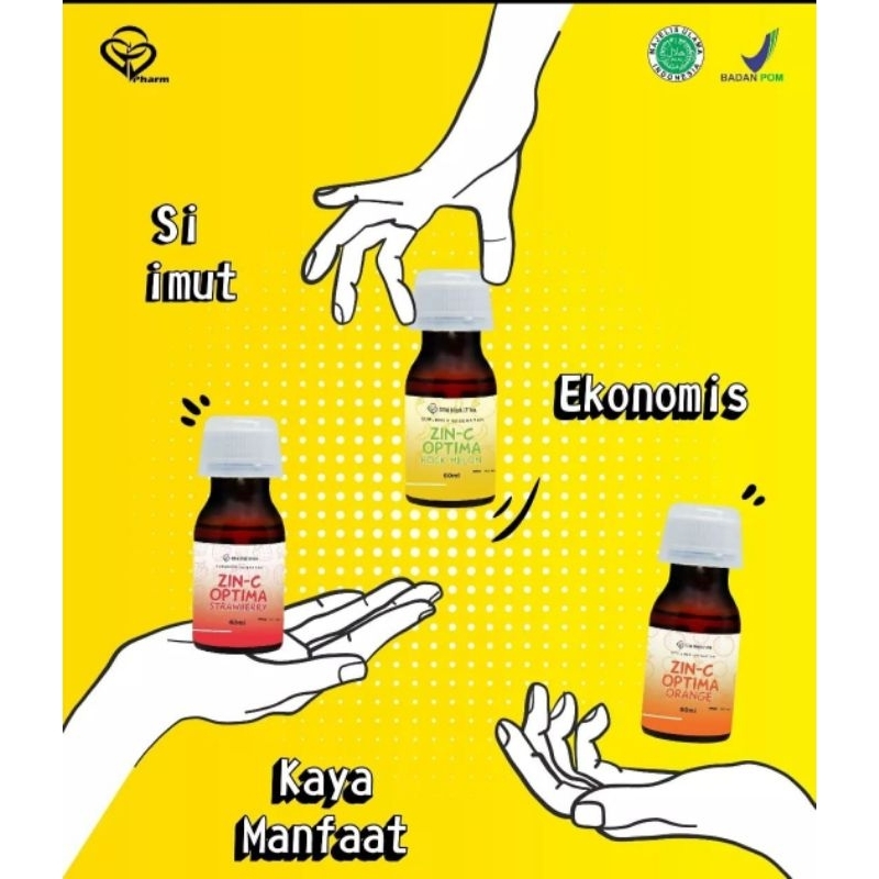 Zin-C Optima /Zinc/vitamin C/Meningkatkan Daya Tahan Tubuh