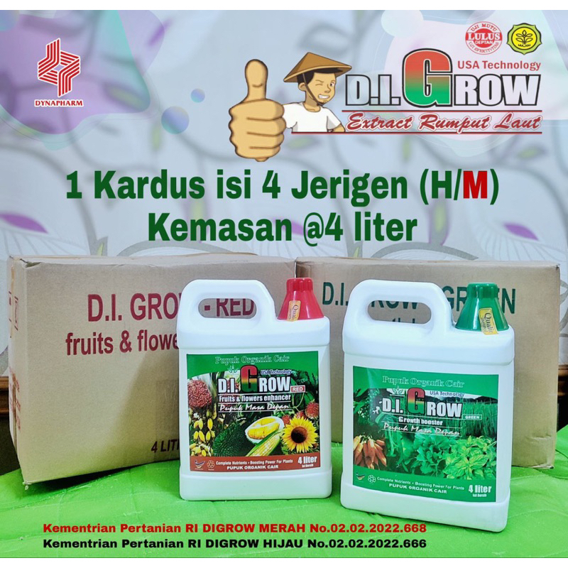 PUPUK ORGANIK D.I GROW 4 LITER