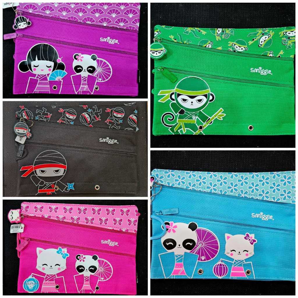 

PROMO SMIGGLE KONNICHIWA PENCIL CASE KOTAK PENSIL