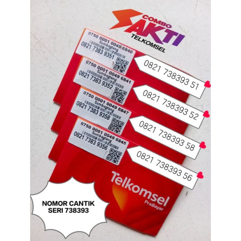 Nomor cantik Simpati + sudah combo sakti