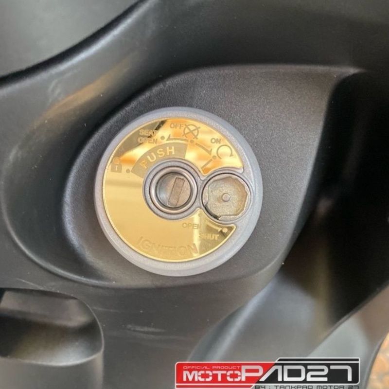 Emblem kunci mio gear 125 garnish kontak kunci yamaha mio gear 125 akrilik