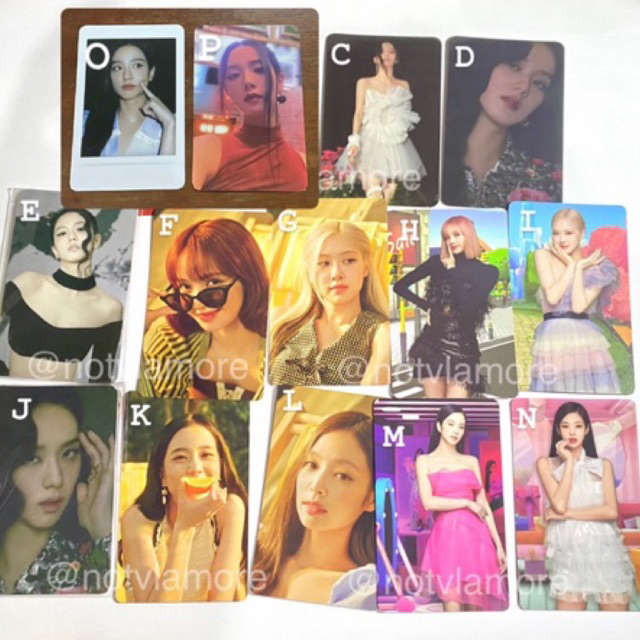 CLEARANCE SALE PHOTOCARD OFFICIAL BLACKPINK THE GAME JISOO SOLO ME BPTG JENNIE ROSE LISA