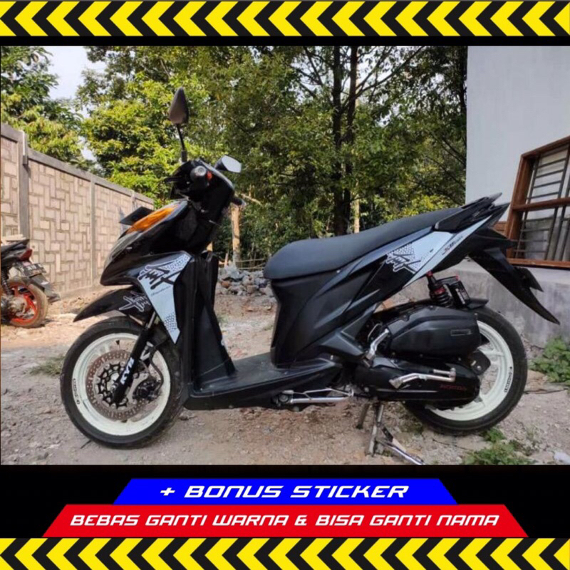 Striping Sticker Transparan Vario 125 old 2015 2016 2017