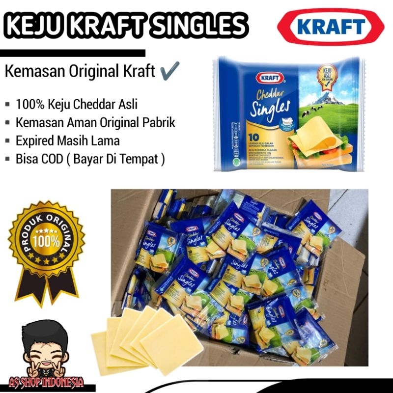 

Keju Kraft Singles Cheddar 8 Slices Termurah