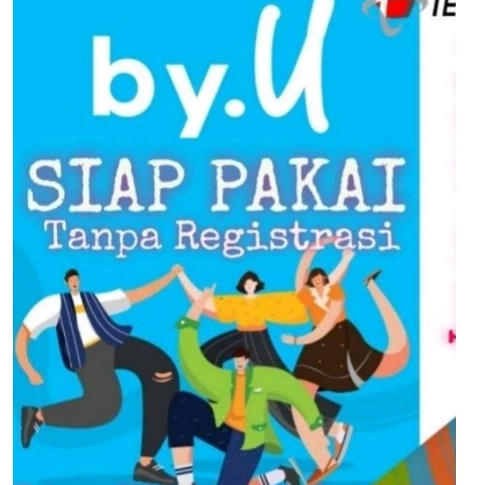 Kartu Perdana ByU Kosongan (Sudah Aktif Tinggal Pakai)