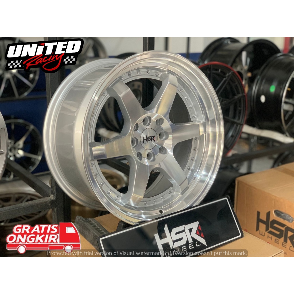 VELG RACING MOBIL AVANZA YARIS GRAND LIVINA LATIO RING 17 HSR BORGO R17 PELAK CELONG