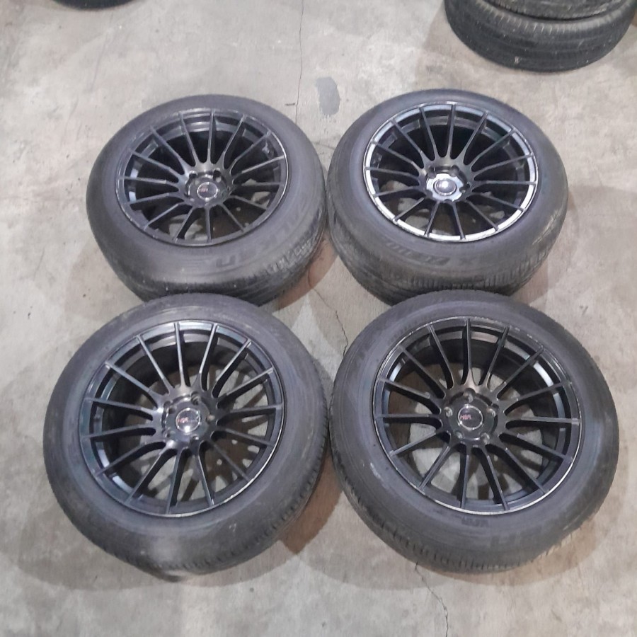 velg mobil bekas HSR MUNCHOS ring 18 pcd 5x114,3 buat inova crv x trail vitara