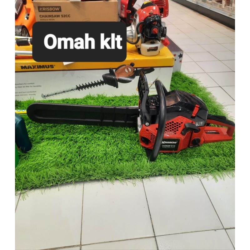 krisbow mesin gergaji potong bensin 52cc dan 25cc chain saw KRISBOW