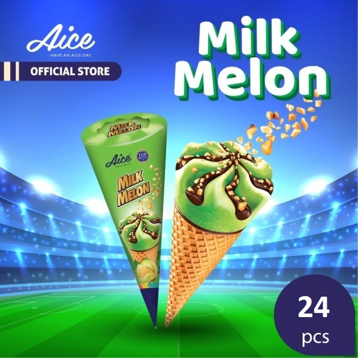 AICE MILK MELON CONE