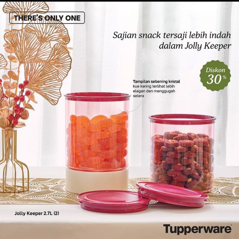 Jolly keeper tupperware / toples tupperware ready beberapa warna