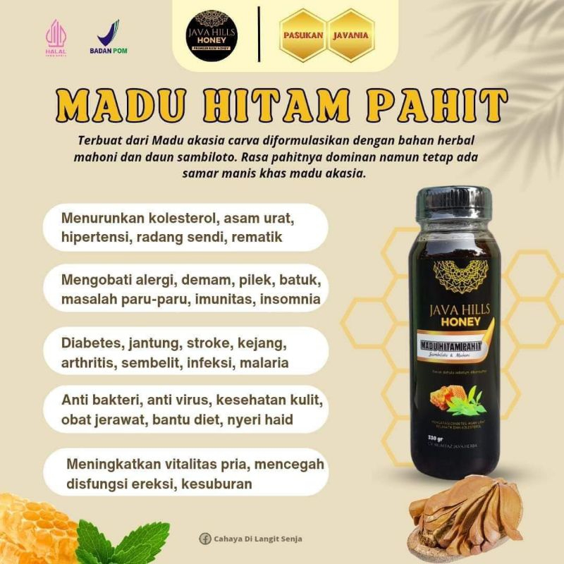 

madu hitam pahit