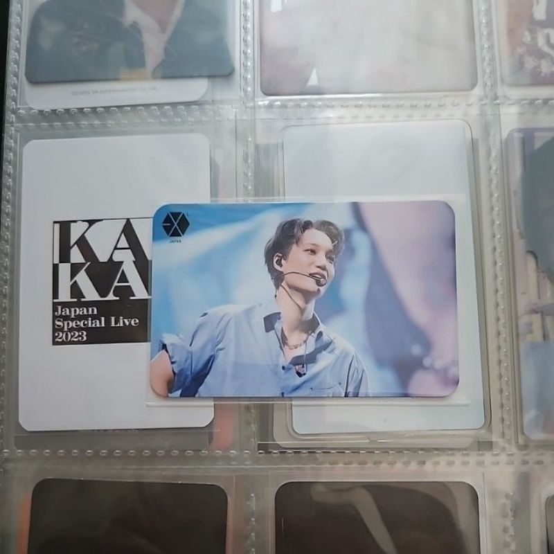 EXO rare kai japan special live 2023 photocard pc official jongin