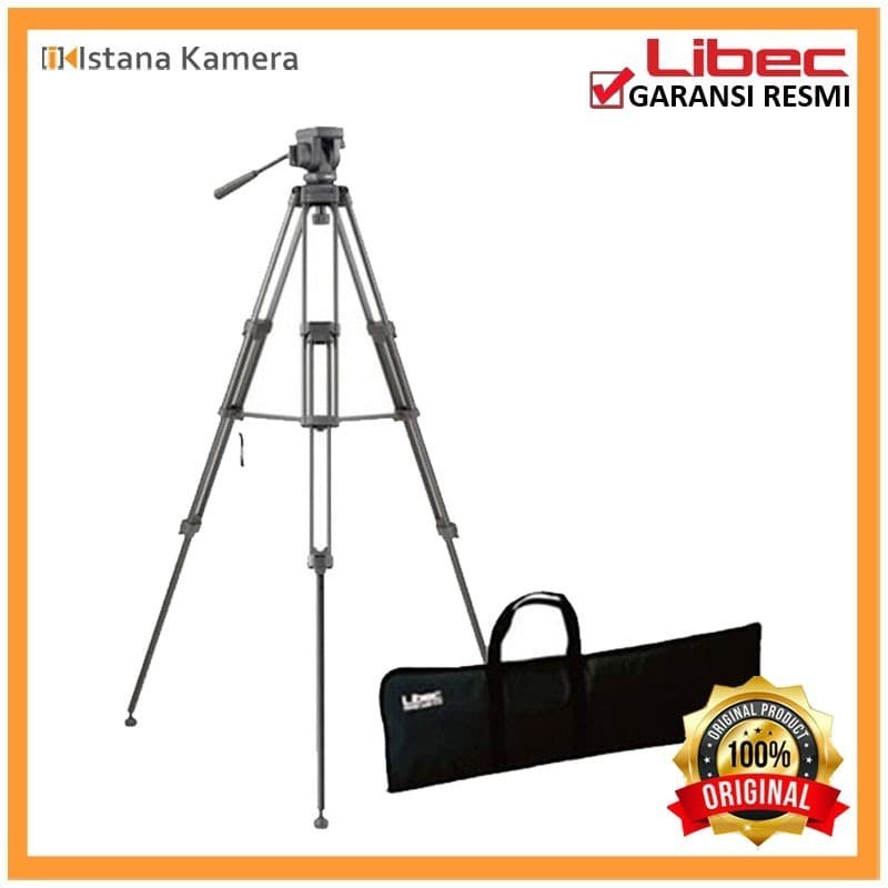 Libec 650EX Video Head Tripod with Carrying Case TH650EX TH-650ex