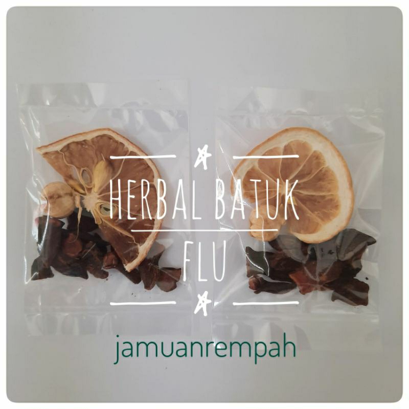 

Jsr Herbal Batuk Flu Pilek jamuanrempah / Jsr Radang Tenggorokan