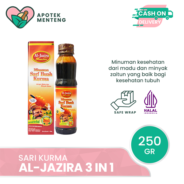 

Sari Kurma Al Jazira Premium 3 In 1 250 Gram