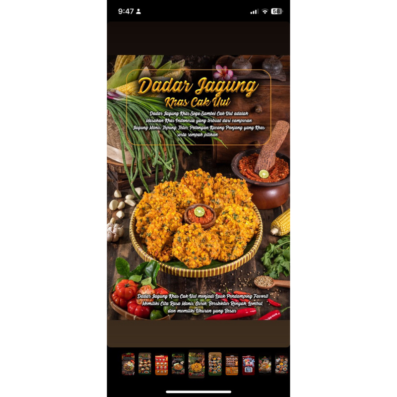 

jastip dadar jagung cak uut by pax3l