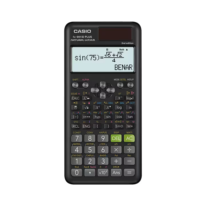 

Kalkulator Scientific Ilmiah Standar fx-991ID PLUS-2