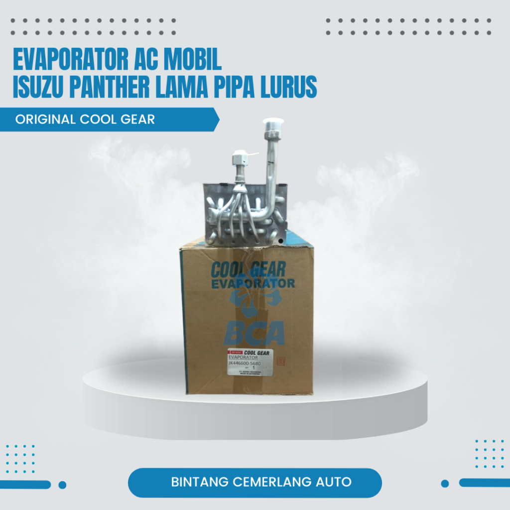 EVAPORATOR COOLING EVAP AC Mobil Isuzu Panther Lama Pipa Lurus ORIGINAL COOL GEAR