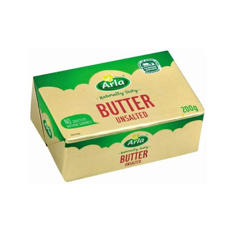 

ARLA BUTTER UNSALTED 200 GR