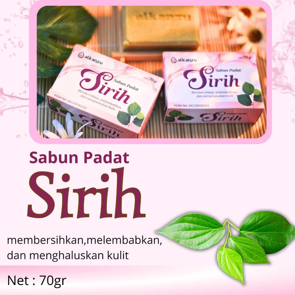 Sabun Sirih Alkanzu | sabun batang | sabun mandi | sabun padat 70 gram