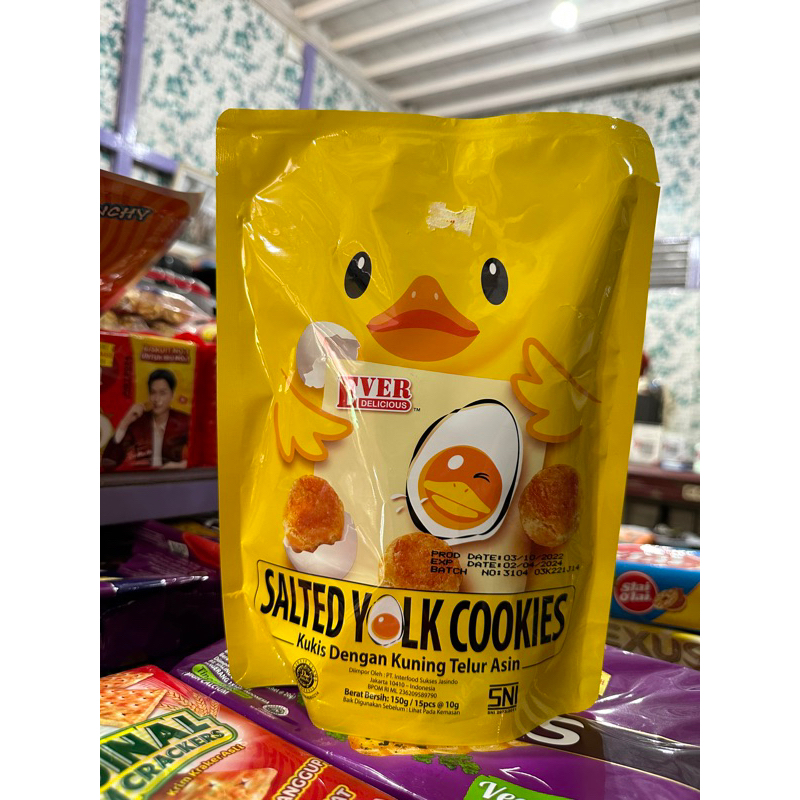 

Salted Yolk Cookies / Kukis Telur Asin / Kukis Import M4lay 150gr