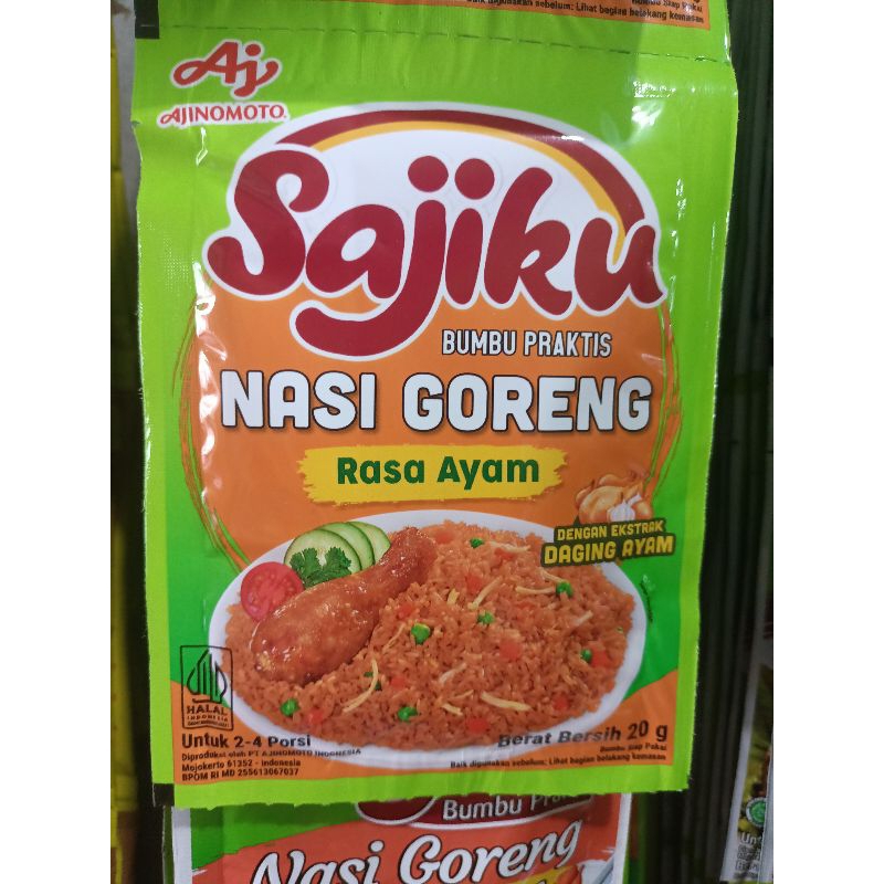 

sajiku nasgor & ayam goreng sachet