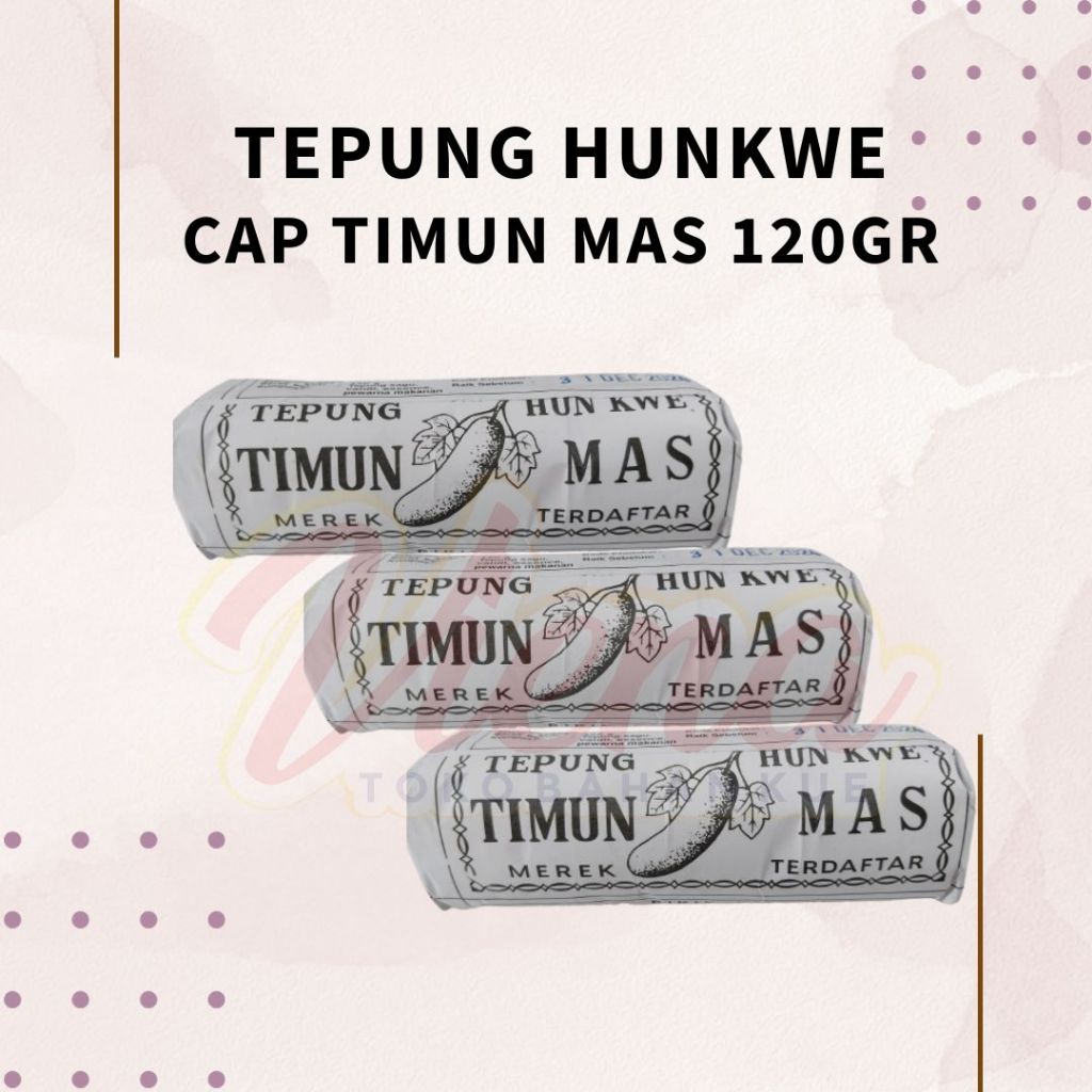 

Tepung Hungkwe Warna Putih Cap Timun Mas 120gr
