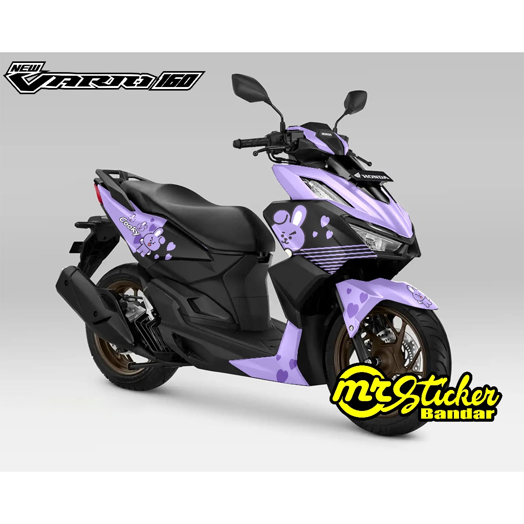 Decal Vario 160 Cooky BTS Decal Sticker Vario 160 Full Body Terbaru Free Request desain