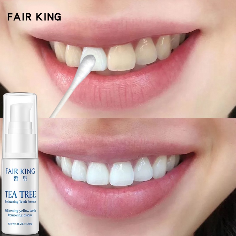 FAIR KING Pemutih Gigi Serum Atasi Gigi Kuning/Karang Gigi Tea Tree Teeth Whitening Essence Memutihk