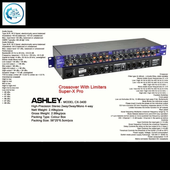 crossover ASHLEY CX-3400 / CX3400 /CX 3400 Original