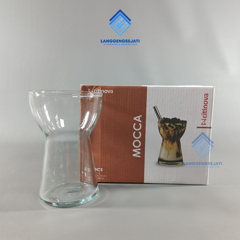 [ 4 PCS ] GELAS CITINOVA MOCCA / GELAS COCTAIL / GELAS KOPI / JUS / GELAS MOCKTAIL / GELAS KAHLUA