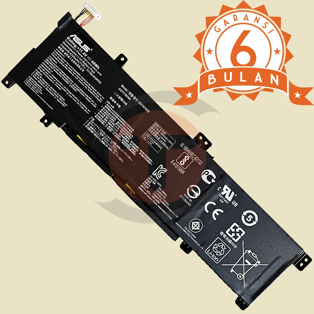 Baterai Untuk Asus A501 A501L K501LB K501LX K501UB K501UQ K501UW B31N1429