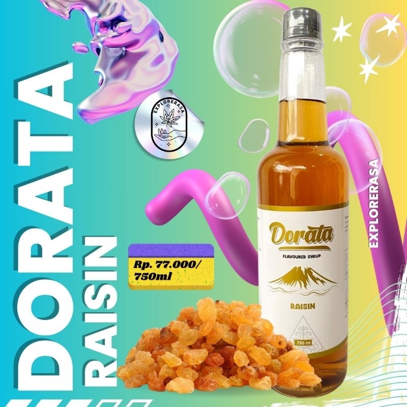 

Dorata syrup rasa Raisin isi 750 ml