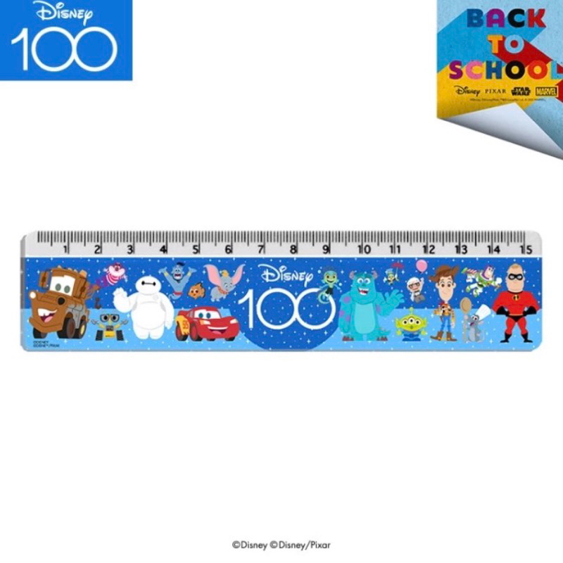 

disney 100 penggaris back to school 15cm