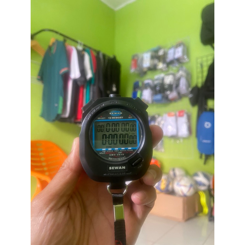 Stopwatch Sewan 10 Memori / Stopwatch Sewan Original 10 Memory