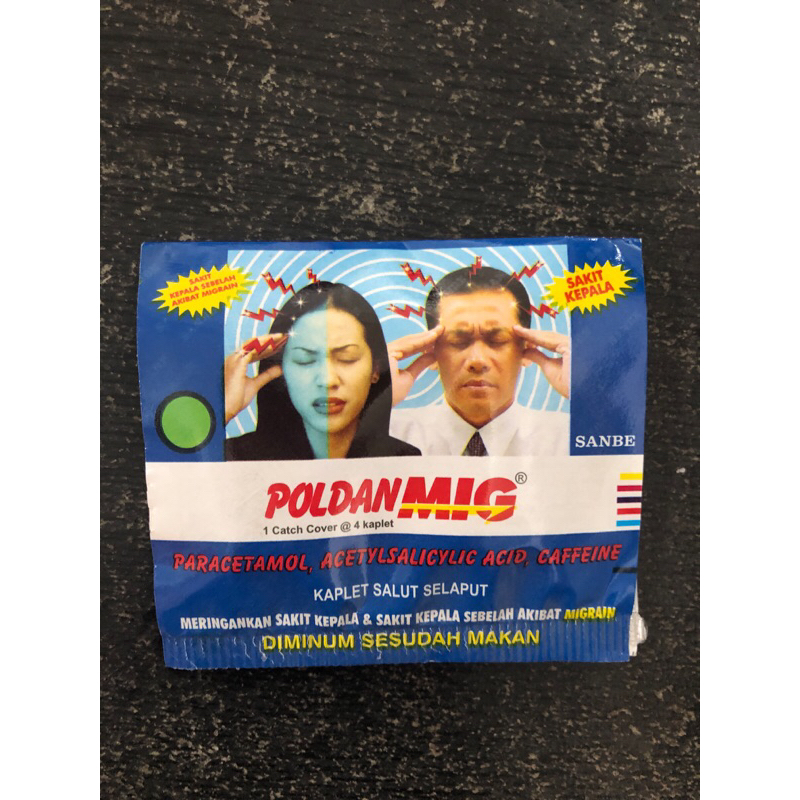 poldanmig / obat migrain/ sakit kepala