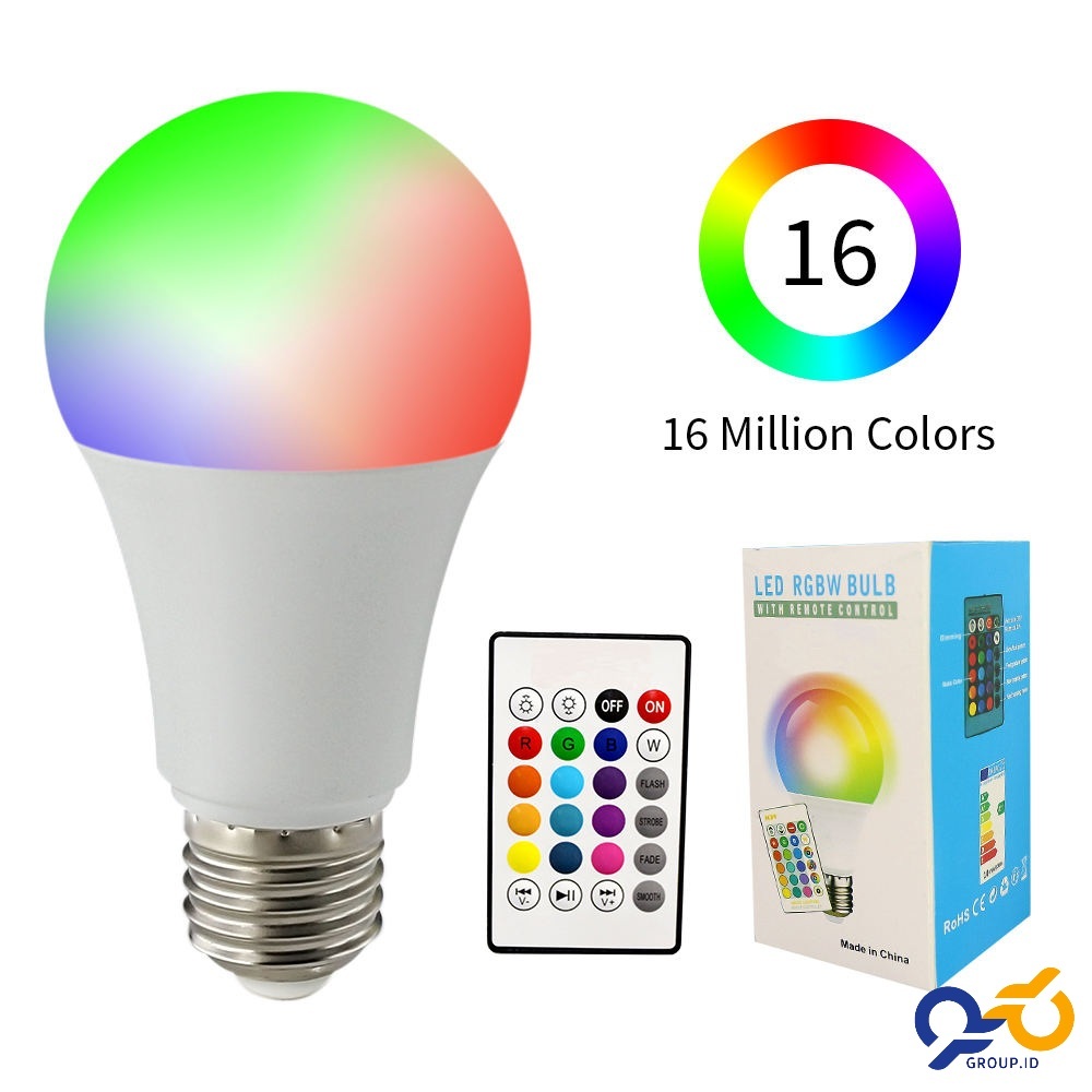 Lampu Hias Lampu Bohlam RGB  Lampu LED RGB