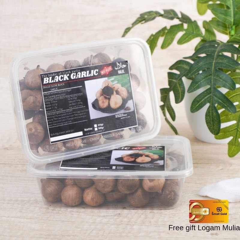 

Bawang Hitam Black Garlic Tunggal Lanang netto 500gram dan 250 gram Paling Murah kemasan berat bersih Obat Herbal Sehat Premium