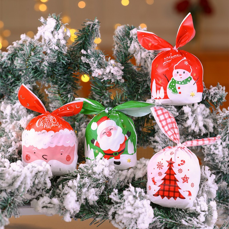 

5pcs bunny bag christmas / plastik souvenir xmas / Box souvenir xmas