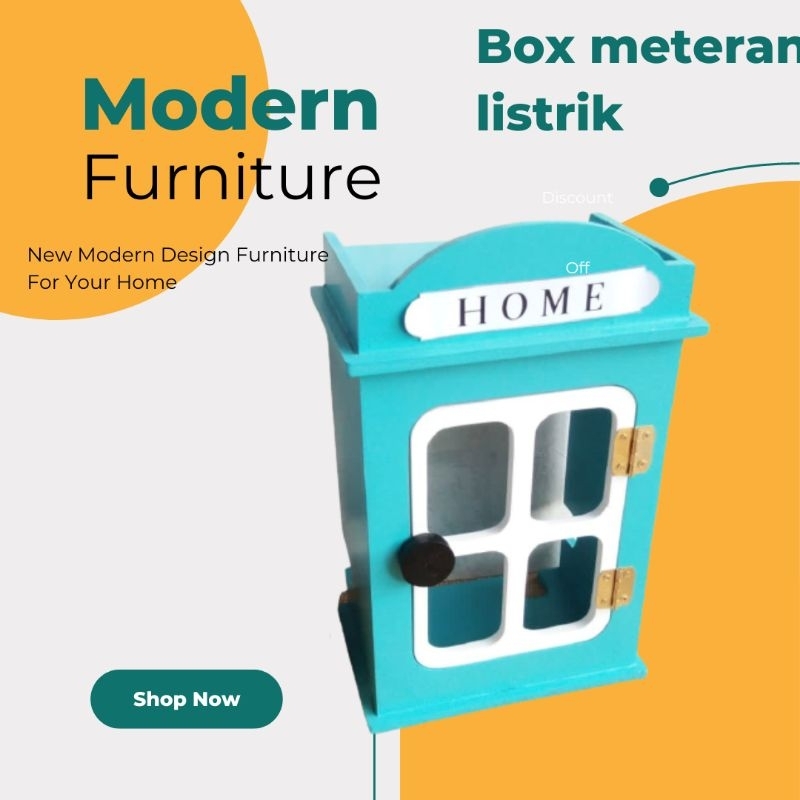 Box Meteran Listrik Token  Hiasan Dinding Aesthetic Dekorasi Rumah Kekinian Pajangan Estetik Terbaru