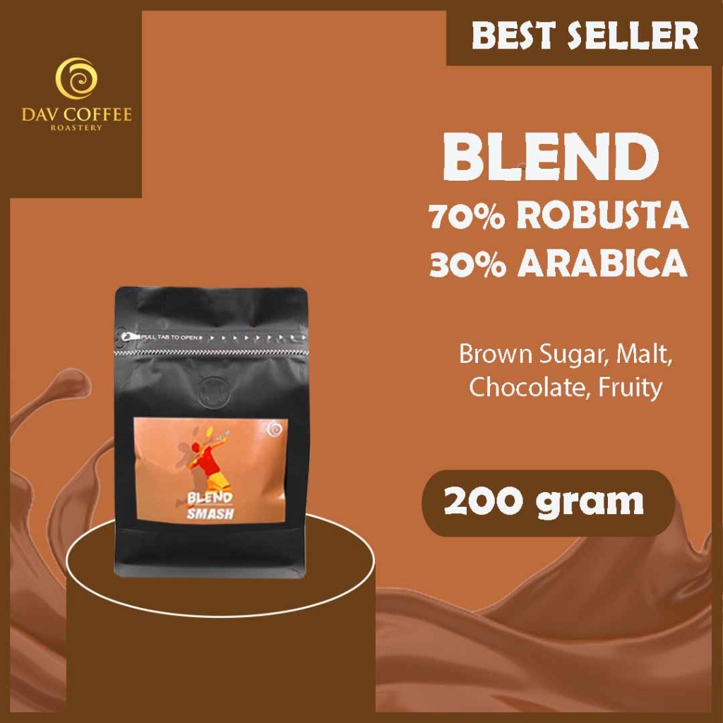 

House Blend Smash 70% robusta 30% arabika 200 gr