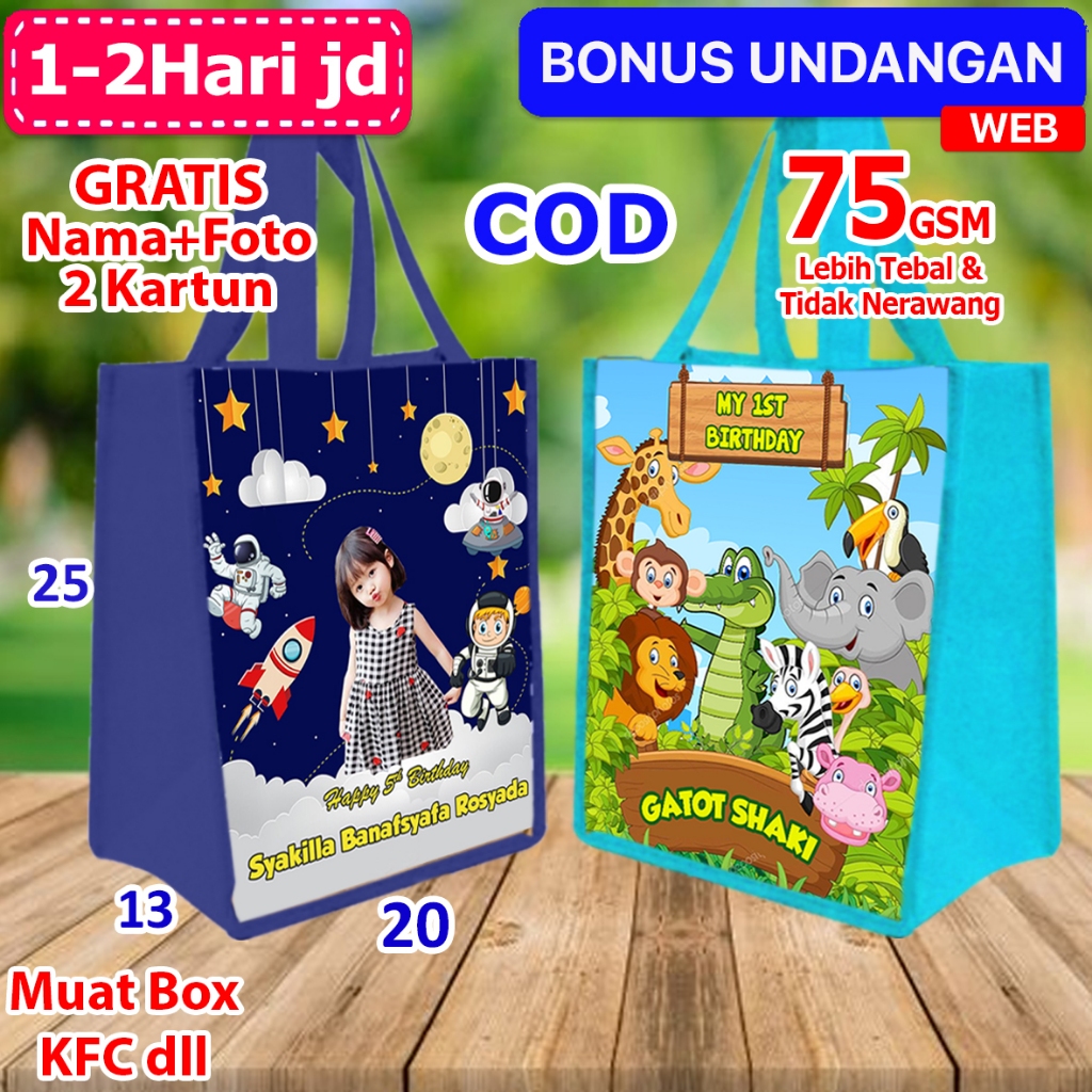 

Tas Snack Ultah Anak Murah Astronot