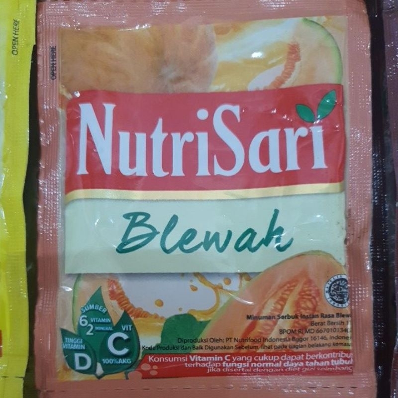 

Nutrisari Blewah 1renceng (10pcs)