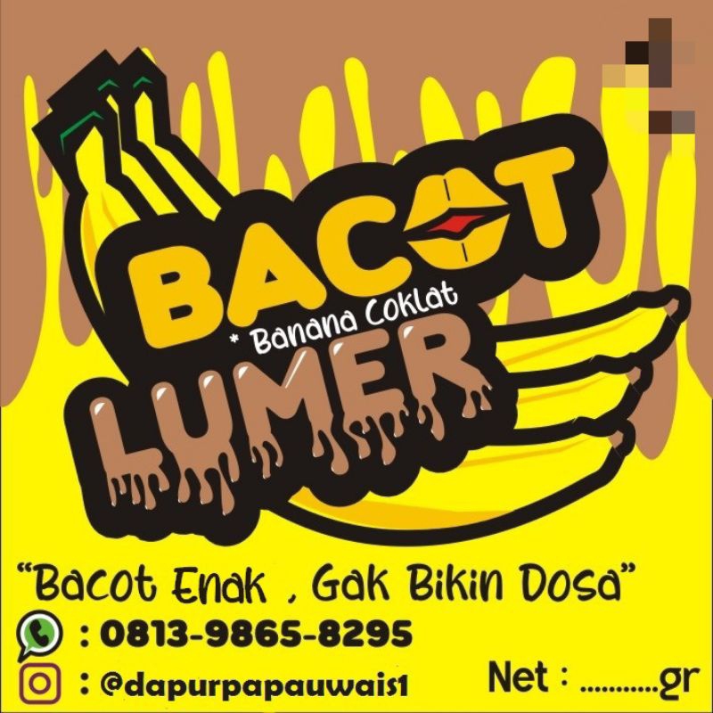 

Keripik Pisang Coklat Lumer 250 gram