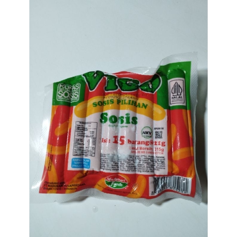 

sosis vigo isi 15, berat 315gram