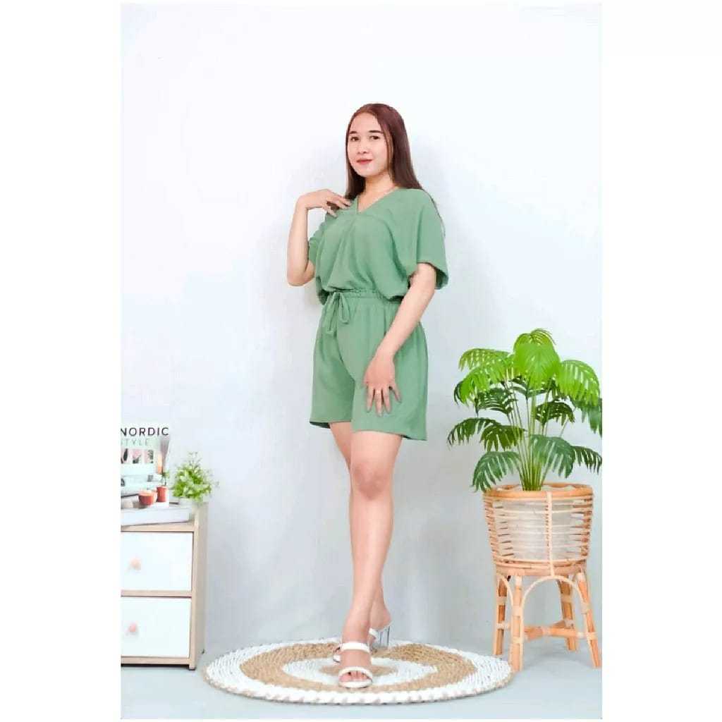 One Set Setelan Long Square Nagita one set nina Hotpans  pendek Crinkle Airflow