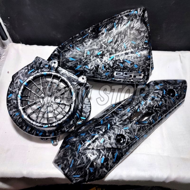 Paket Vario 110 2017-2019 Carbon WTP Forged Blue karbon wtp